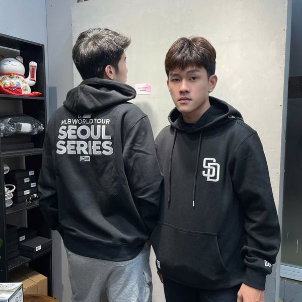 584 - Áo Hoodie New Era Seoul Series San Deigo Padres Hood màu Đen - 14358749