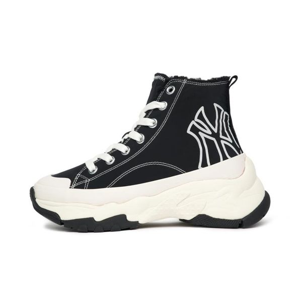 136 - Giày MLB Chunky High Padding Ny màu đen - 3ASHU4126