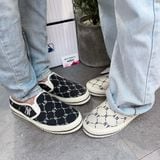 392 - Giày MLB Mule Dia Monogram NY 'Grey Beige' - 3AMUMDB2N-50BGS