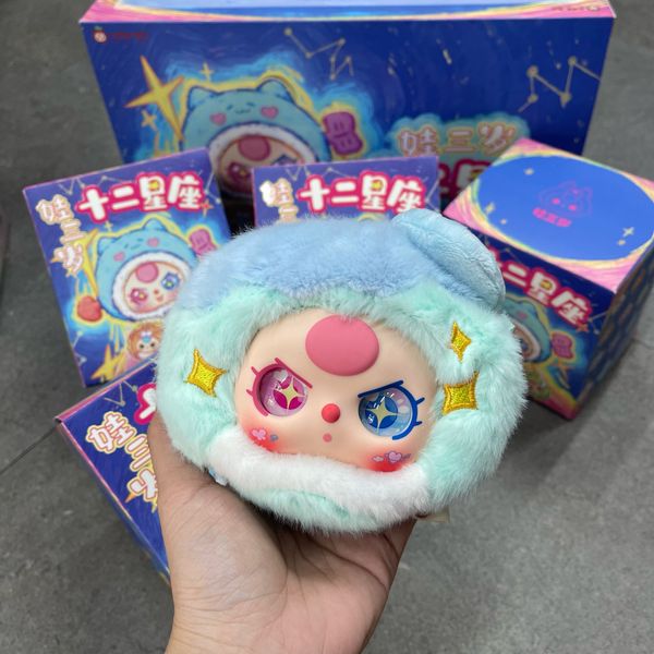 702 - Thú nhồi bông Baby Three 12 Cung Hoàng Đạo - Blind Box