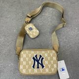 104 - Túi Đeo Chéo MLB Monogram Jacquard Mini Crossbody Bag New York Yankees (3ACRS022N)