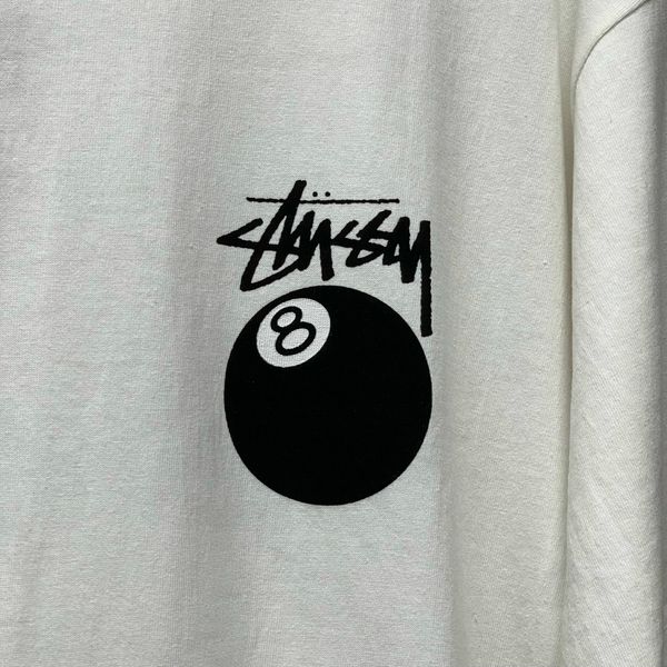 207 - Áo Thun Stussy 8 Ball Pig Dyed Black/White - 1904864