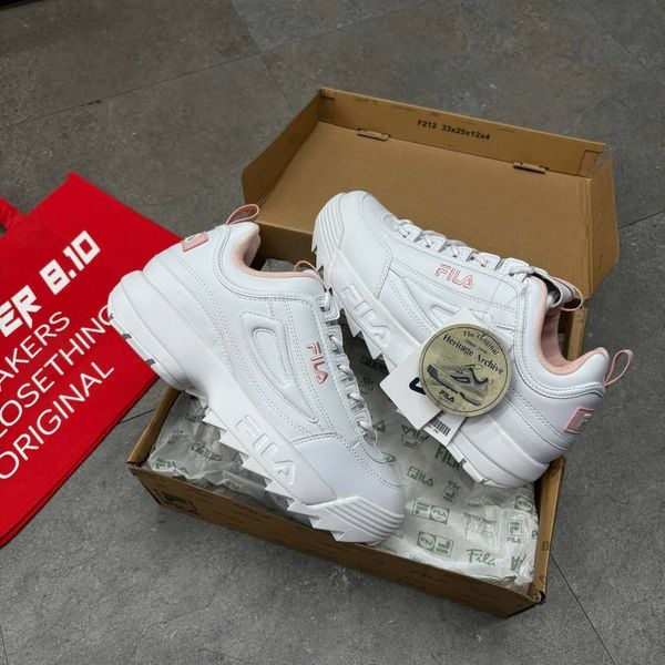 775 - Giày Fila Disruptor 2 Trắng Hồng - FS1HTA1074X_WPK-1