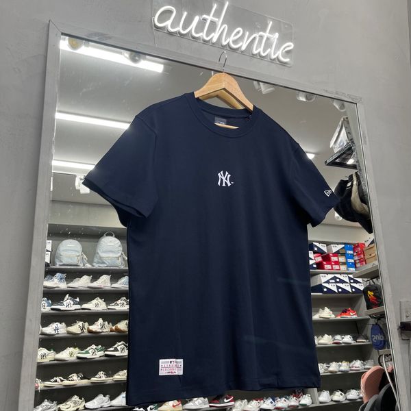 114 - Áo New Era NY Black Big Logo Navy - 13086493