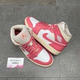 631 - Giày Air Jordan 1 Mid Strawberries Cream - BQ6472-109