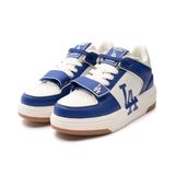 423 - Giày MLB Chunky Liner Mid Saffiano LA Dodgers Blue - 3ASXLMF3N-07BLS