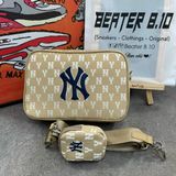 105 - TÚI ĐEO CHÉO MLB Monogram Jacquard New York Yankees 3ACRM012N-50BGD