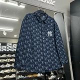 553 - Áo Sơ Mi Tay Dài MLB Denim Cube Monogram - 3ADRM0734-50NYD