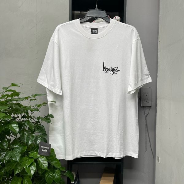 Áo Thun Stussy Flipped White/Black - 1904895 - 205