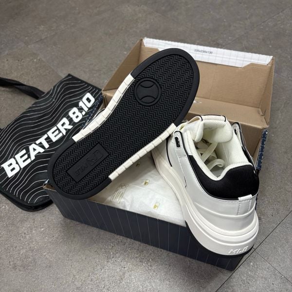 225 - Giày MLB Chunky Mid Liner Basic New York Yankees - 3ASXLMB3N-50BKS