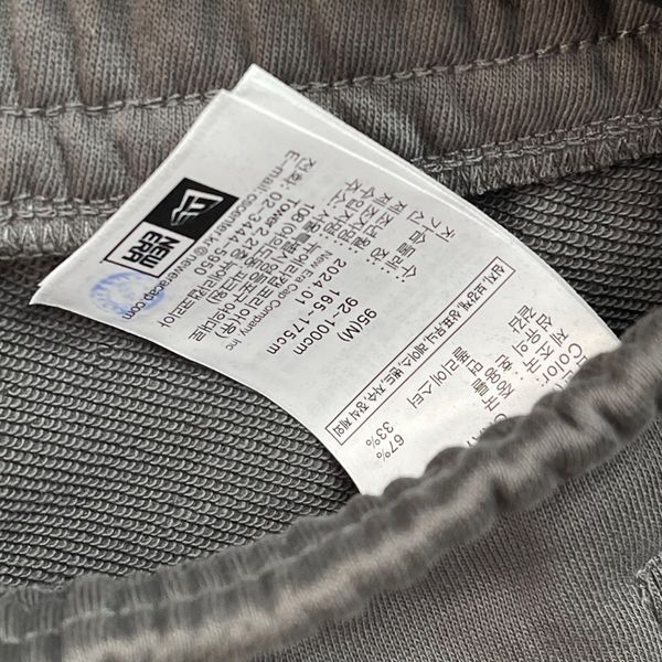 504 - Quần Short New Era Mini Logo Thêu Xám - 14187409