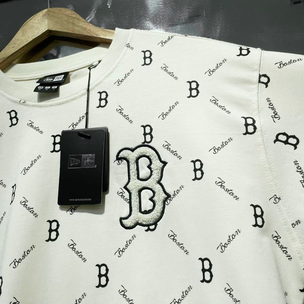 436 - Áo Thun New Era Monogram B Boston Red Sox Ivo - 13573980