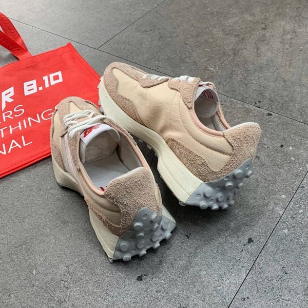 405 - Giày New Balance 327 White Pink Beige - U327LN