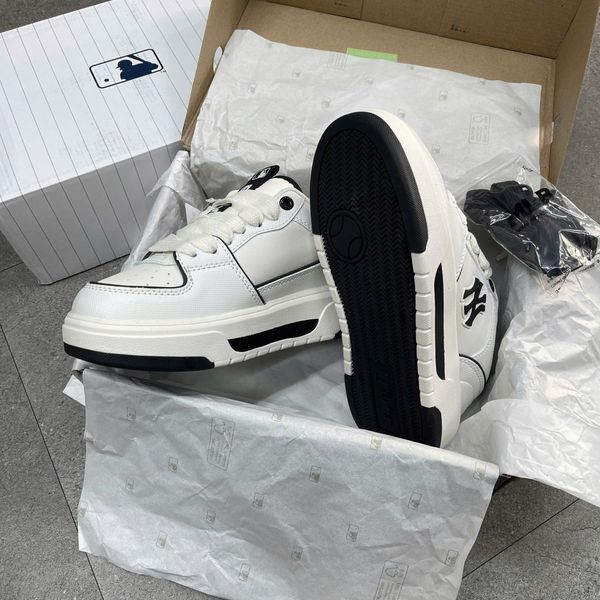 708 - Giày MLB Chunky Liner Basic SL New York Yankees White - 3ASXCBS4N-50WHS