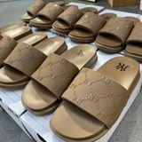 465 - Dép MLB Chunky Mound Mono Dia NY Brown - 3ALPAC123-50BRW