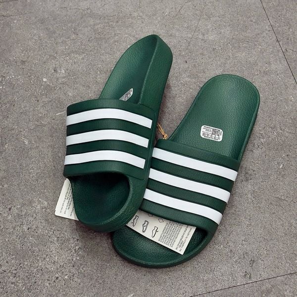 767 - Dép Adidas Adilette Aqua Slides Green - IH2690