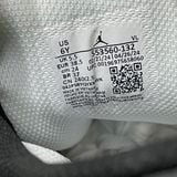 526 - Giày Jordan 1 Low Trắng Đen - 553560-132