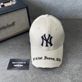 425 - Mũ Nón MLB Gothic Address Structure New York Yankees Beige - 3ACPKP02N-50BGS