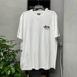 208 - Áo Thun Stussy Stock Paris Black/White - 3903751
