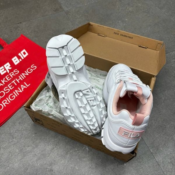 775 - Giày Fila Disruptor 2 Trắng Hồng - FS1HTA1074X_WPK-1