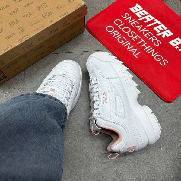 775 - Giày Fila Disruptor 2 Trắng Hồng - FS1HTA1074X_WPK-1
