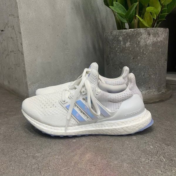 633 - Giày Adidas Ultraboost 1.0 White Blue Spark Metallic - JH6582