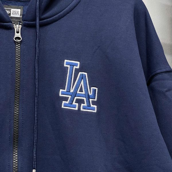 651 - Áo Khoác Zip New Era Los Angeles Dodgers Navy - 14385512