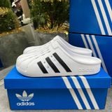 390 - Dép Sục Adidas Adilette Clogs White Black - FY8970