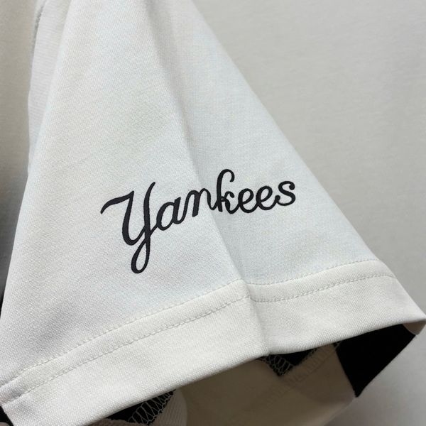 750 - Áo thun New Era New Yorks Yankees Raglan Trắng chữ Đen -  19228688