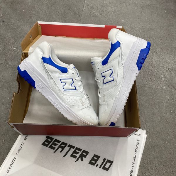194 - Giày New Balance 550 White Blue - BB550SWC