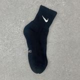 14 - Vớ Nike DRI-FIT chính hãng Thấp - Lửng - Cao Trắng/ Đen