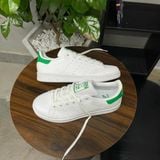 129 - Giày Adidas Stan Smith màu trắng xanh - M20605