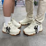 108 - Giày MLB Bigball Chunky NY Gum Beige New York Yankees - 3ASHC101N-50BGL