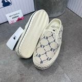 392 - Giày MLB Mule Dia Monogram NY 'Grey Beige' - 3AMUMDB2N-50BGS