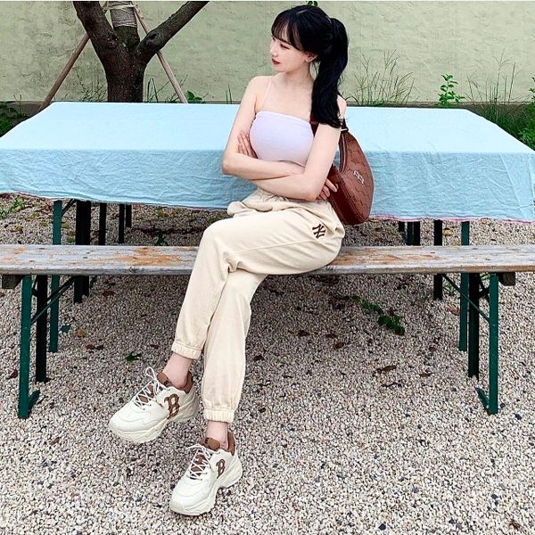 719 - Giày MLB BigBall Chunky Diamond Monogram Boston Red Sox - 3ASHCDM2N-43BGD