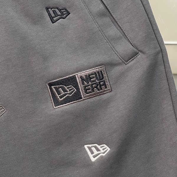 504 - Quần Short New Era Mini Logo Thêu Xám - 14187409