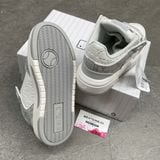 694 - Giày MLB Chunky Liner Mid Classic Monogram NY Xám - 3ASXCMM4N-50GRS