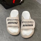 177 - Dép Discovery Bucket Slides (black/black white/ white/ begei white)