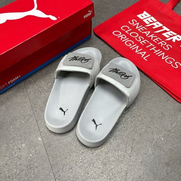 278 - Dép Quai Ngang Puma Leadcat 2.0 Grey Suede - 389118-03