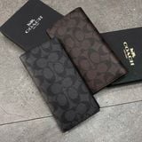 749 - Ví Coach Breast Pocket Wallet In Signature Canvas - F75013