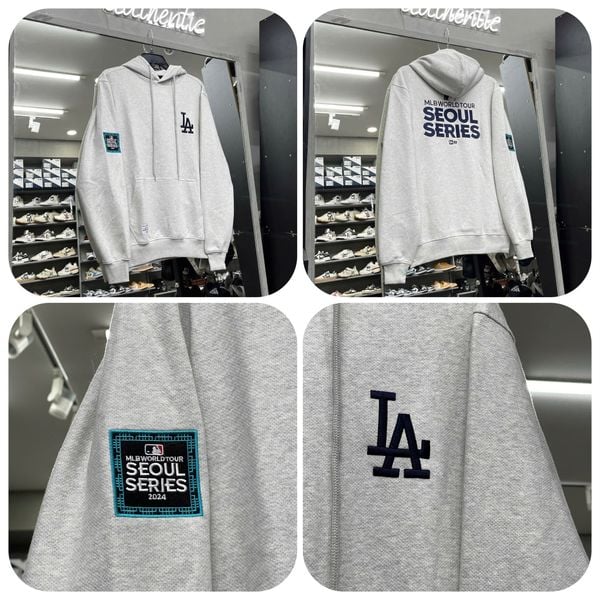 590 - Áo Hoodie New Era Seoul Series San Deigo Padres Hood màu Xám - 14358751