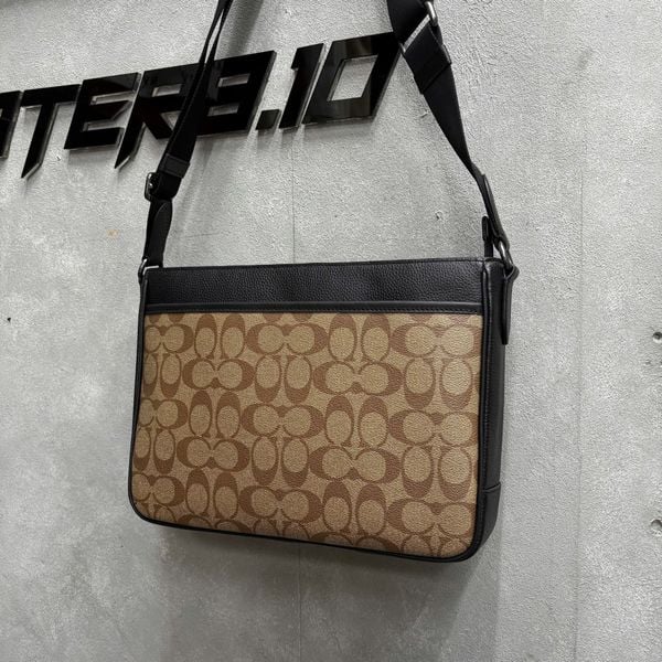773 - Túi Đeo Chéo Coach District Crossbody Bag In Signature Canvas - CV761