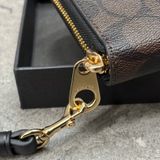 784 - Ví Coach Zip Signature Black - C4452