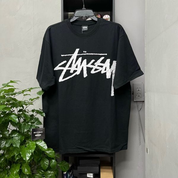 204 - Áo Thun Stussy Big Logo Black/White - 1904843