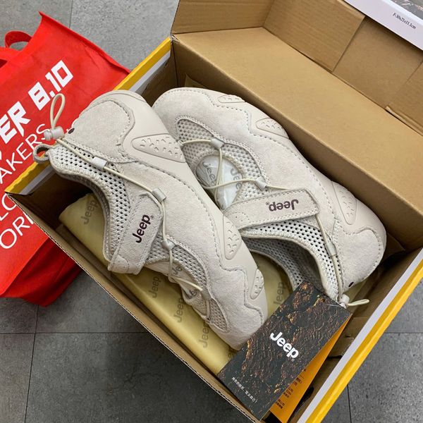 753 - Giày Jeep Outdoor Shoes Women's Low Top Grey - PX241WAS932