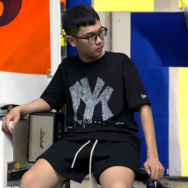 759 - Áo Thun New Era New York Yankees Cracked Logo - 12224554