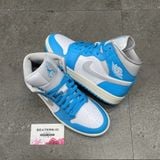 632 - Giày Air Jordan 1 Mid ‘Dark Powder Blue’ - BQ6472-400