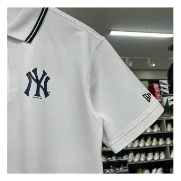 347 - Áo Polo Nam New Era x MLB Apparel New York Yankees màu trắng - 13516807