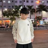 705 - Áo Sweater MLB Monogram New York Yankees White Grey - 3AMTM1244-CRD