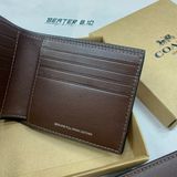 824 - Ví Coach nam 3-in-1 Wallet dáng gập kèm Card Holder - màu Red Wood - CY911